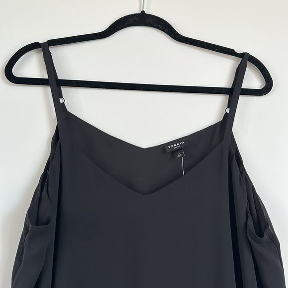 New Unworn - Torrid Sophie Chiffon Double Layer Cami - Picture 6 of 9